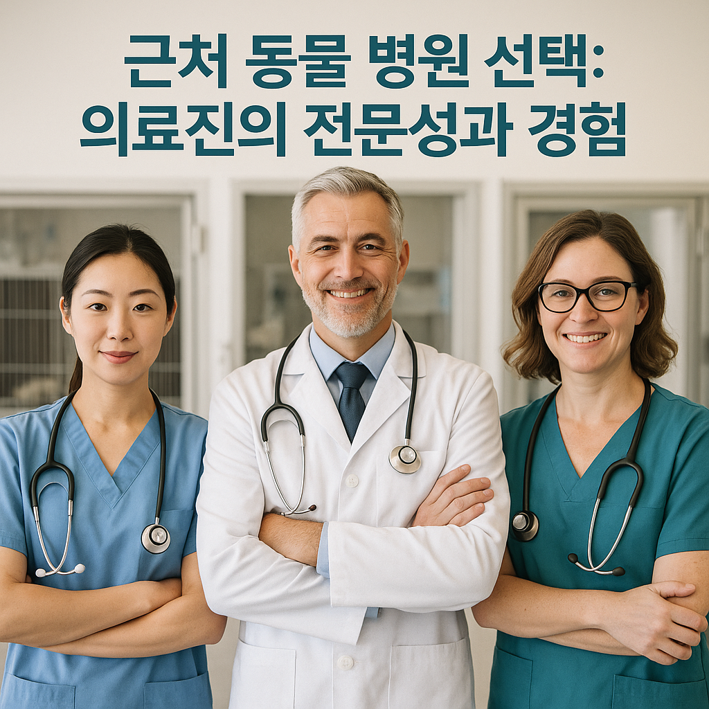 근처 동물 병원