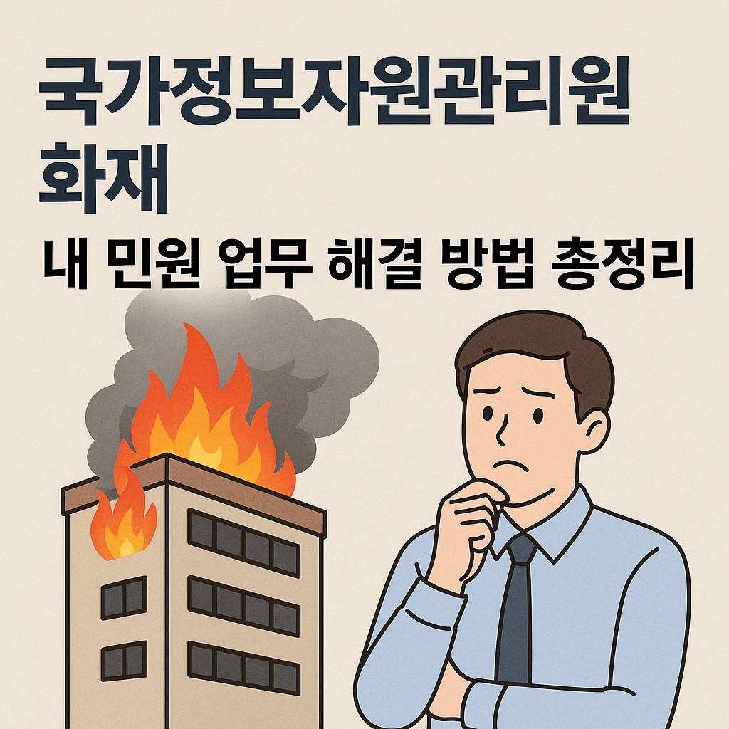 국가정보자원관리원 화재