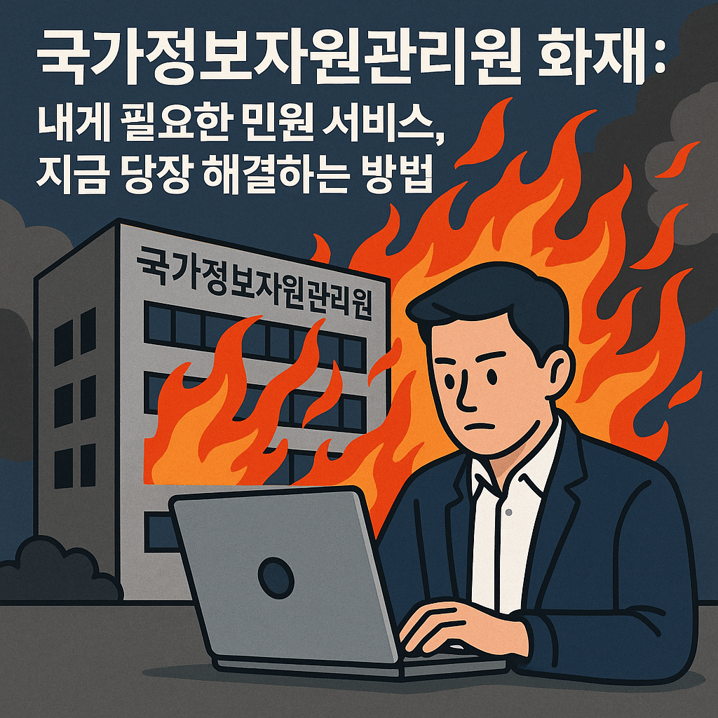 국가정보자원관리원 화재